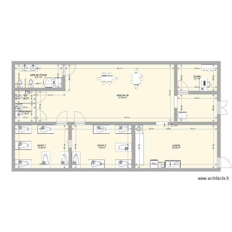 micro creche . Plan de 0 pièce et 0 m2