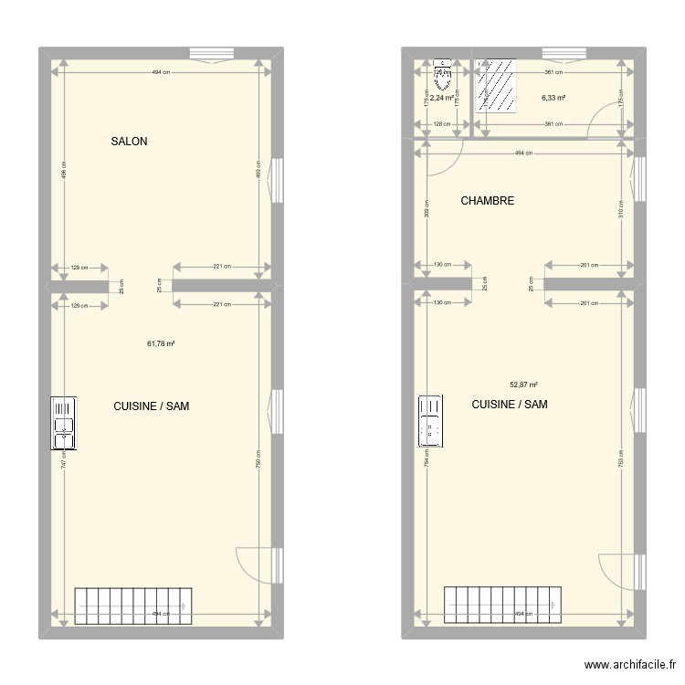 DONJON. Plan de 0 pièce et 0 m2