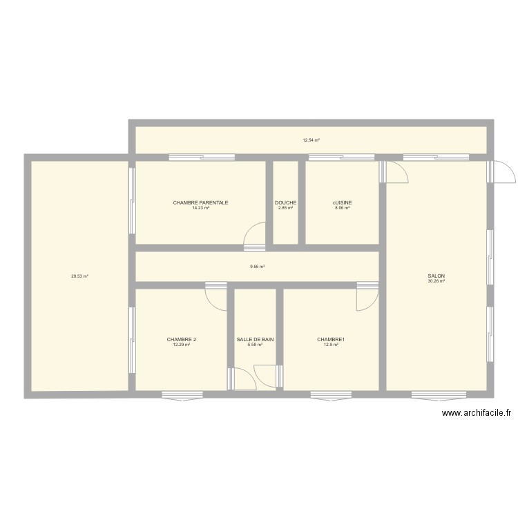 PLAN V1. Plan de 0 pièce et 0 m2