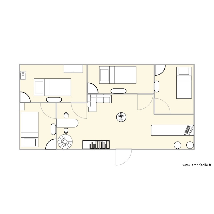 Plan Body Minute2. Plan de 0 pièce et 0 m2