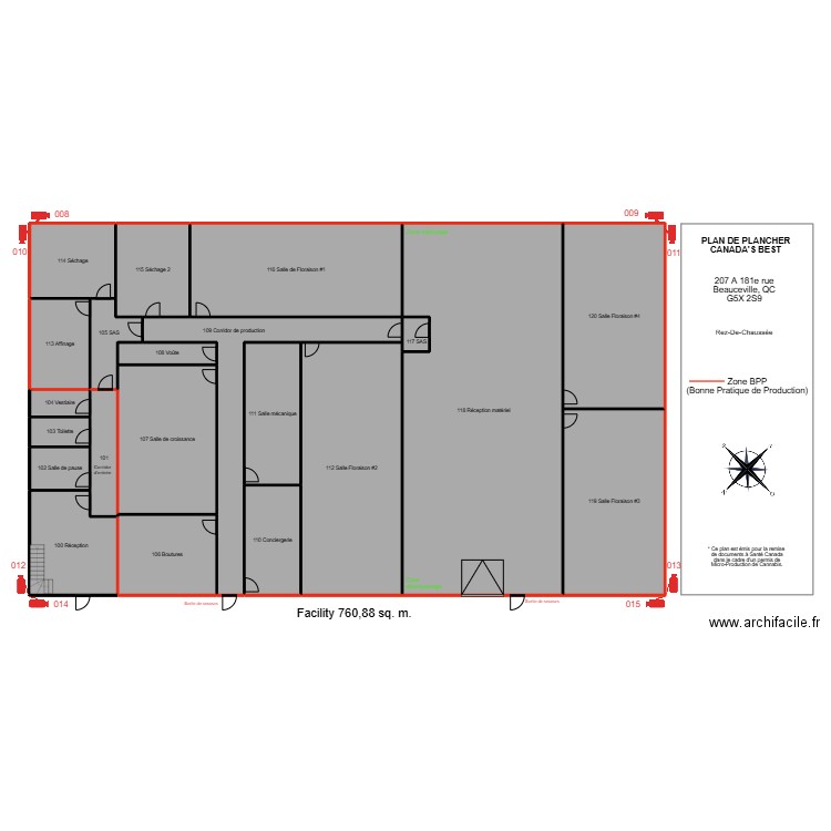 Outdoor cameras beauceville. Plan de 23 pièces et 771 m2