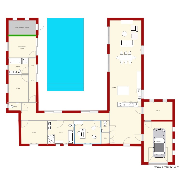 maisonpisc. Plan de 0 pièce et 0 m2