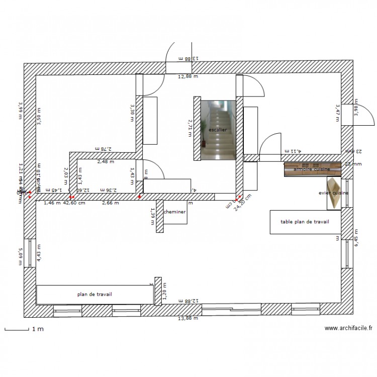 maison 2 rez. Plan de 0 pièce et 0 m2