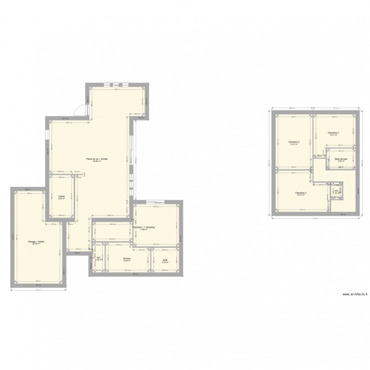 Chalamont 1. Plan de 0 pièce et 0 m2