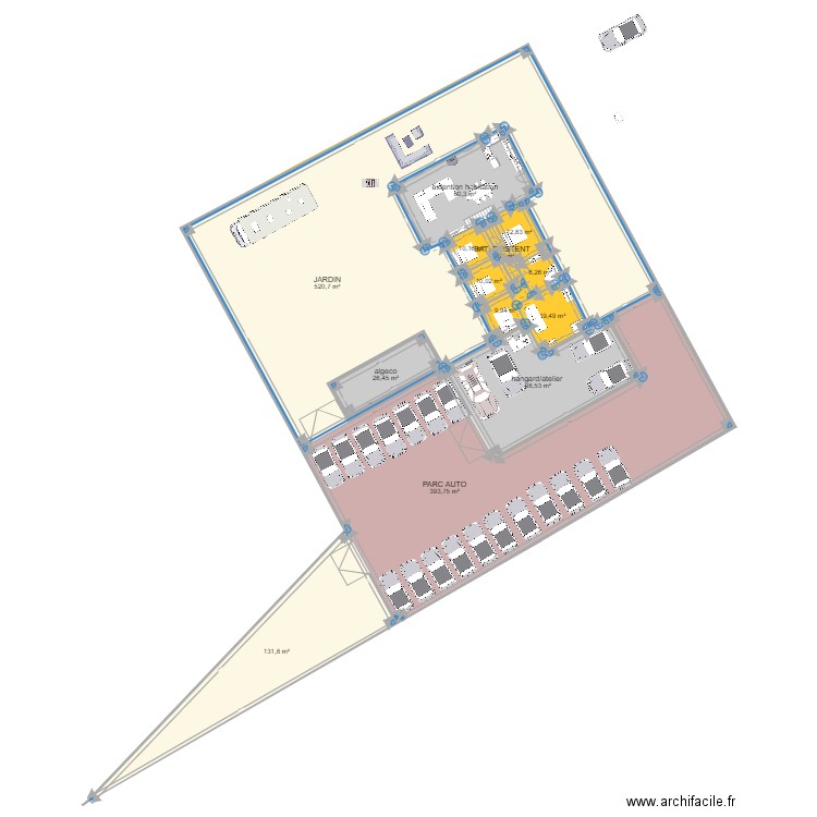 SORGUES APPARTE DECOUPAGE 1. Plan de 0 pièce et 0 m2