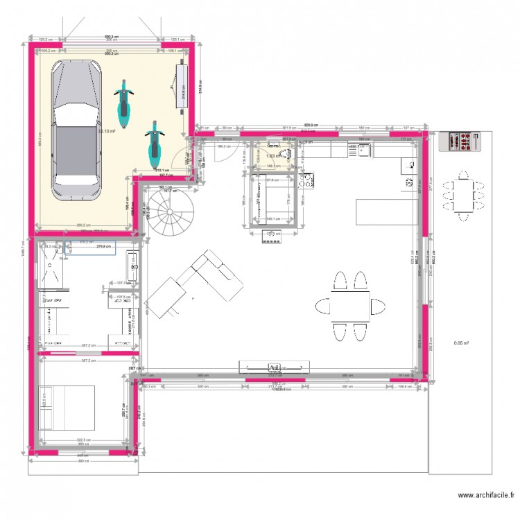 dressing 2. Plan de 0 pièce et 0 m2