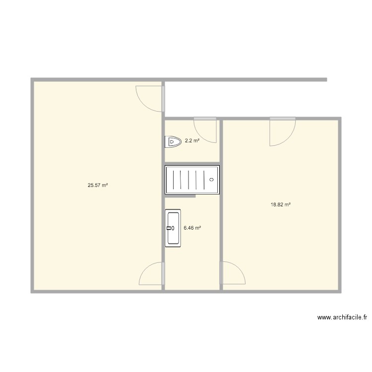 CHAMBRES 2 ET 3 SDB WC. Plan de 0 pièce et 0 m2