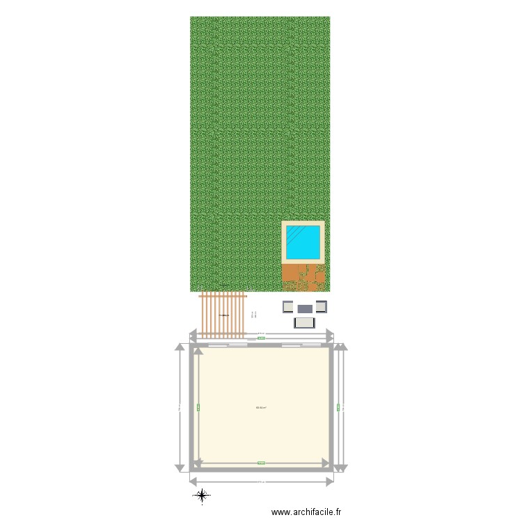 Plan de masse1. Plan de 0 pièce et 0 m2