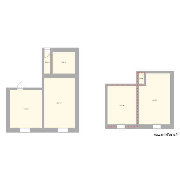 CLEMENT. Plan de 7 pièces et 95 m2