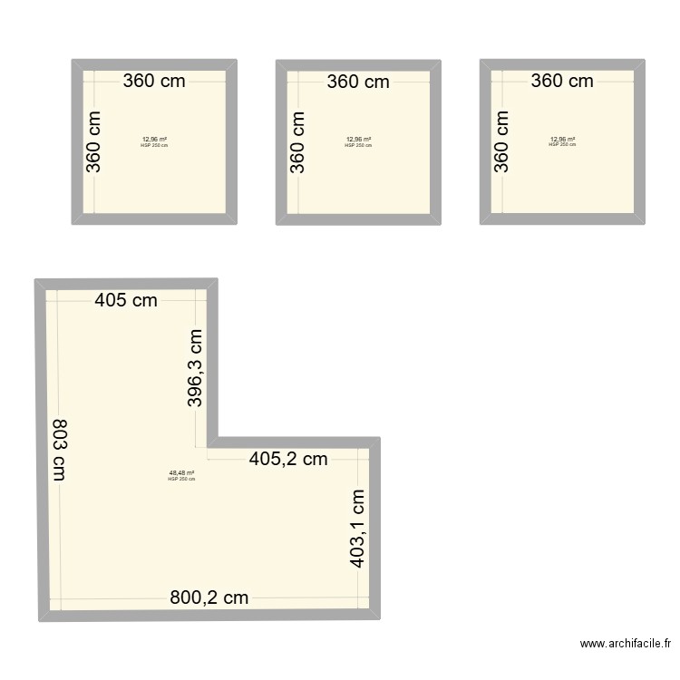 PLAN MEES. Plan de 4 pièces et 87 m2