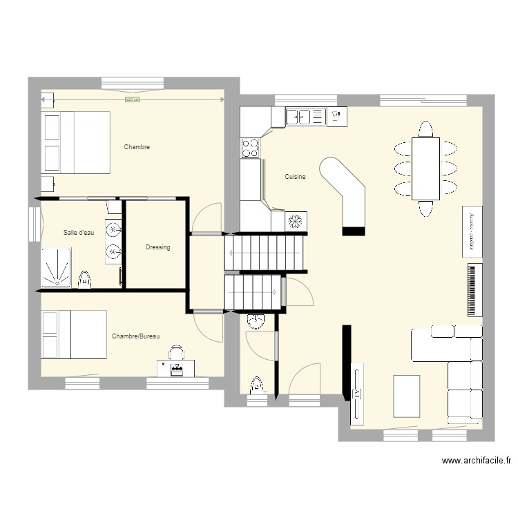 Maison. Plan de 0 pièce et 0 m2