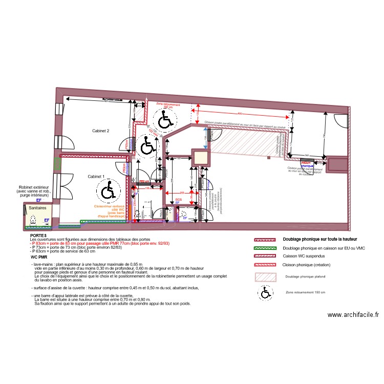 plan def romain utilisé pour calcul plinthes. Plan de 0 pièce et 0 m2