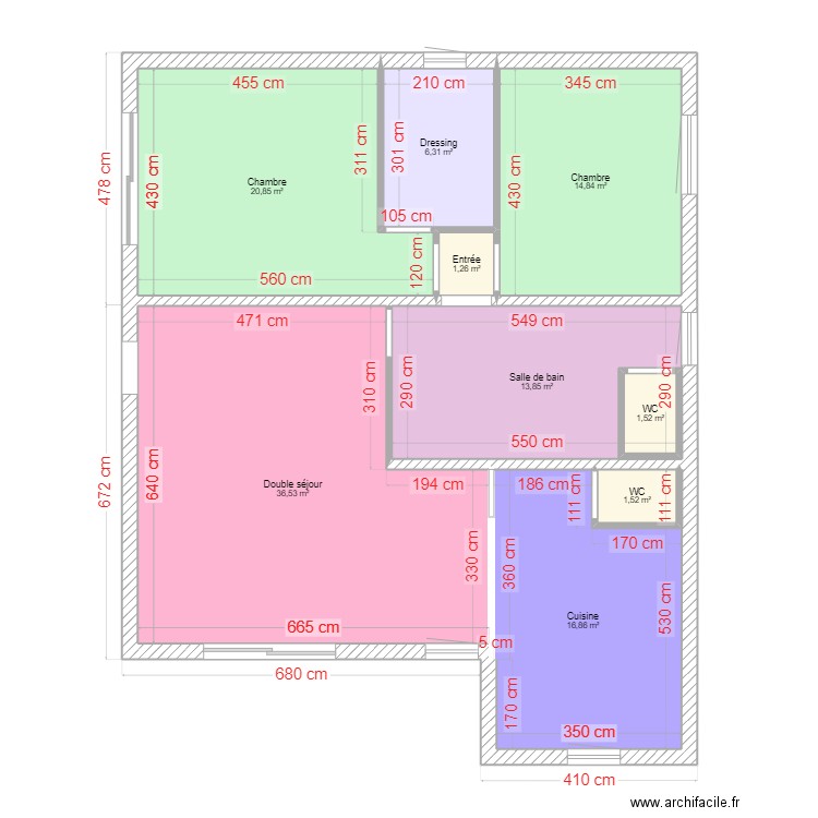 estelle chateauneuf 2. Plan de 9 pièces et 116 m2