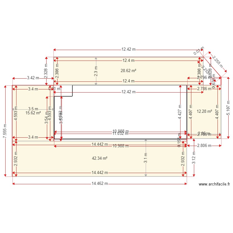 TERRASSE. Plan de 0 pièce et 0 m2