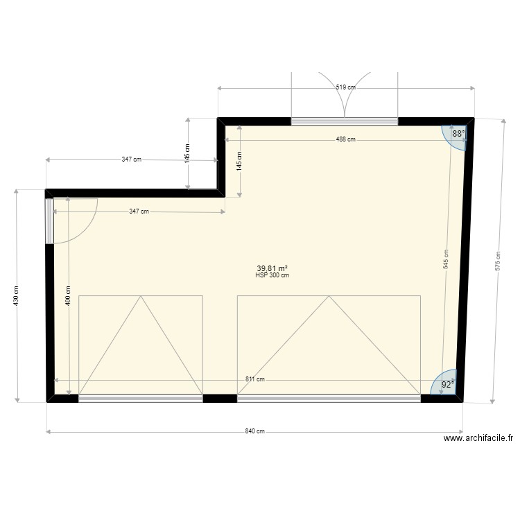 garagefini1. Plan de 0 pièce et 0 m2