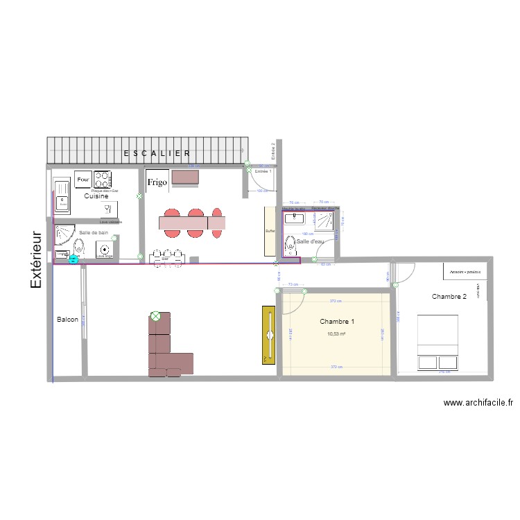 Plan appartement papa. Plan de 0 pièce et 0 m2