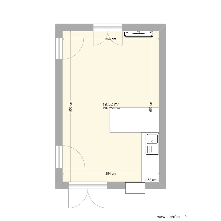 NICHOLSON ETAGE 1 SALON meublé. Plan de 0 pièce et 0 m2