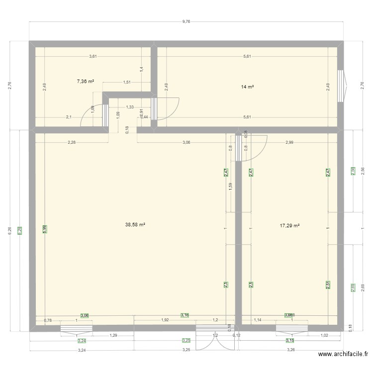 Maison la plaine PH. Plan de 0 pièce et 0 m2