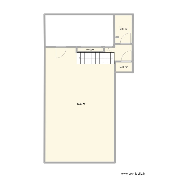 elec. Plan de 4 pièces et 42 m2