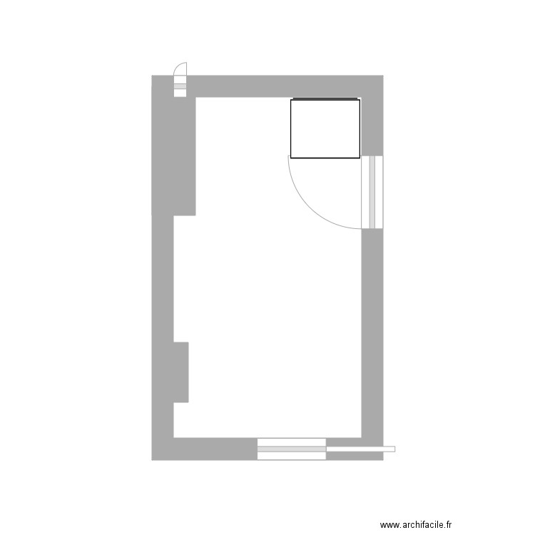 chambre. Plan de 0 pièce et 0 m2