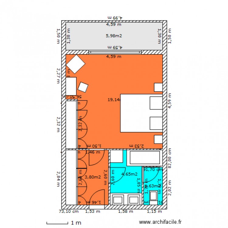 Annexe A Plan chambre. Plan de 0 pièce et 0 m2