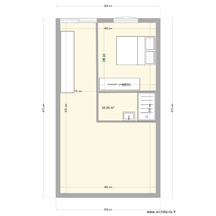 plan 1. Plan de 0 pièce et 0 m2