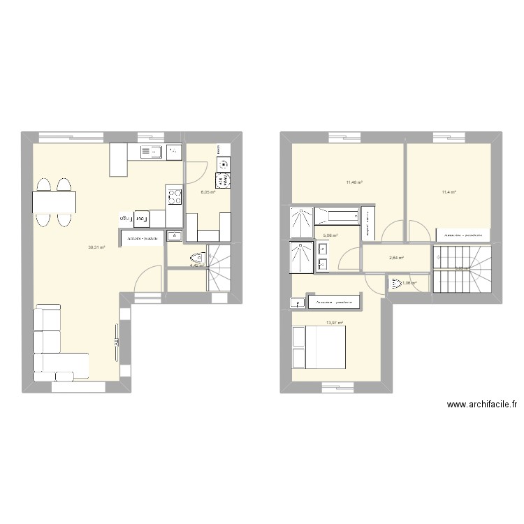 murat cintré. Plan de 0 pièce et 0 m2