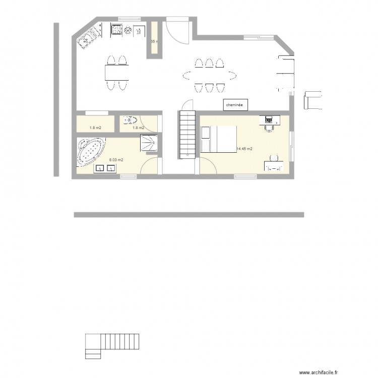 maison Roncey 5. Plan de 0 pièce et 0 m2