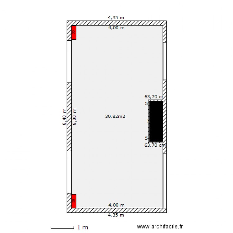 Maison de fonction. Plan de 0 pièce et 0 m2