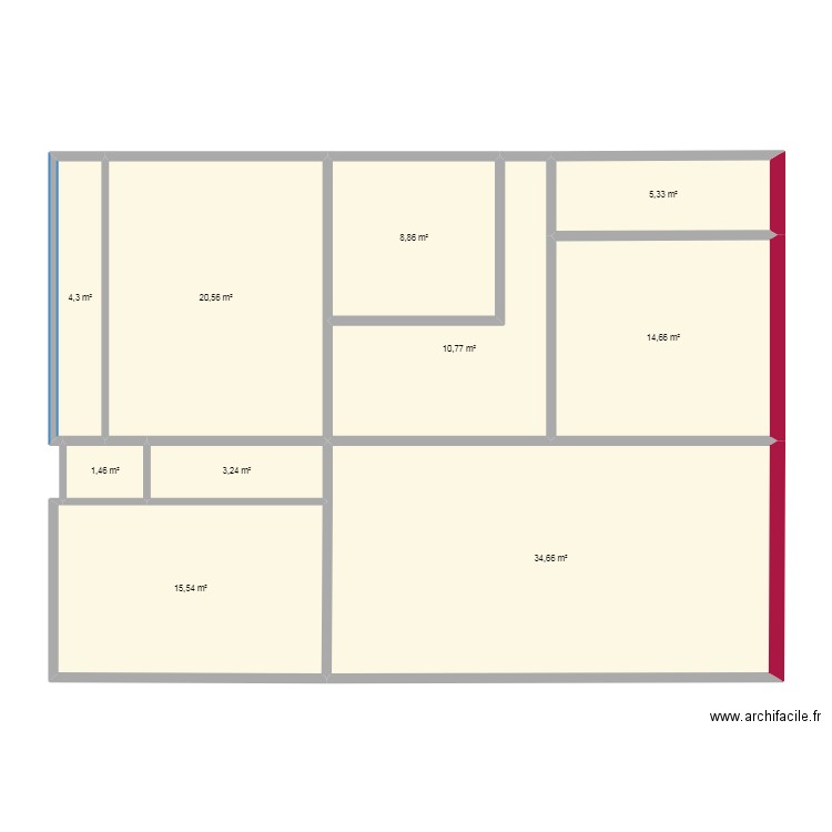 OUROWNFAMILYHome . Plan de 10 pièces et 119 m2