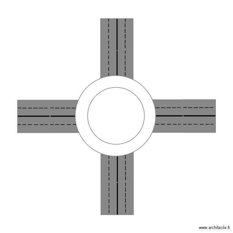 rond point . Plan de 0 pièce et 0 m2