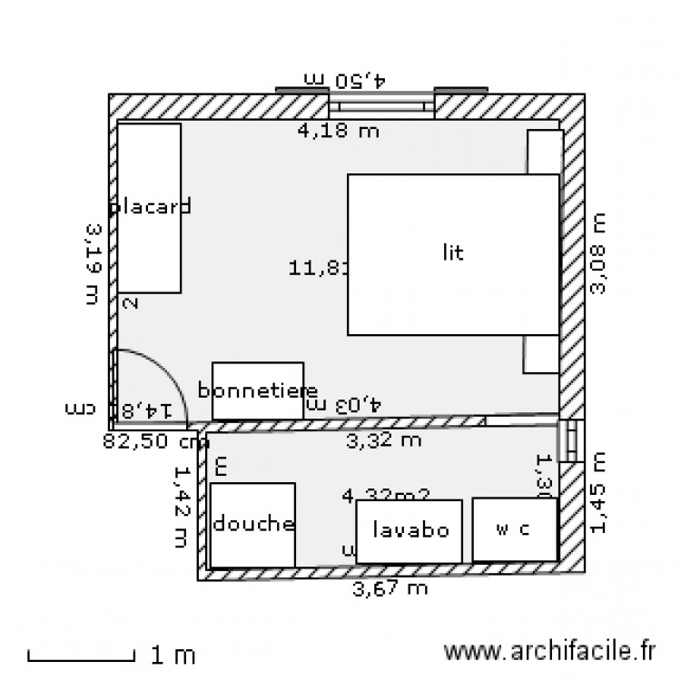 CHAMBRE2. Plan de 0 pièce et 0 m2