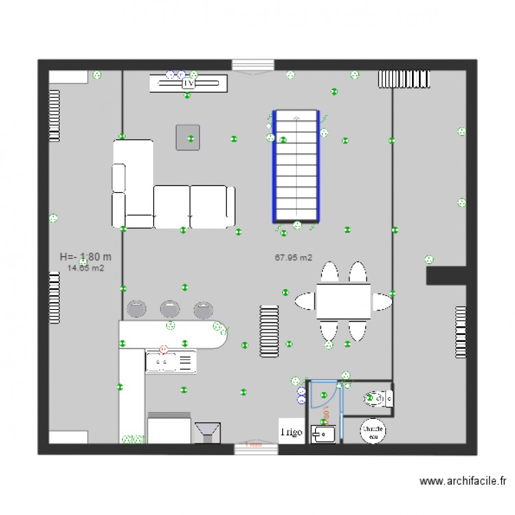 MAISON combles  projet dernier. Plan de 0 pièce et 0 m2