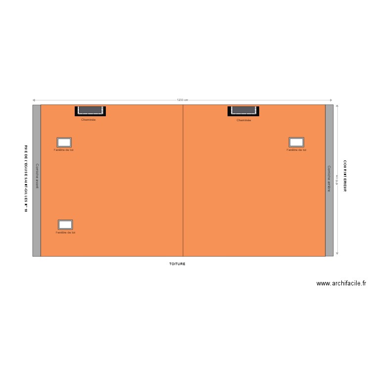 TOITURE. Plan de 0 pièce et 0 m2