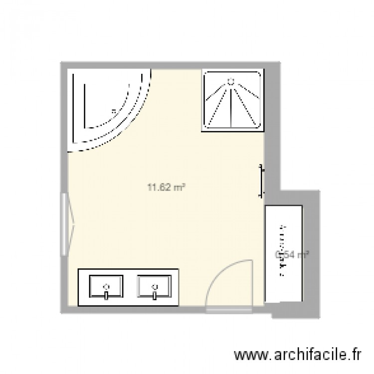 SALLE DE BAIN GOMEZ. Plan de 0 pièce et 0 m2