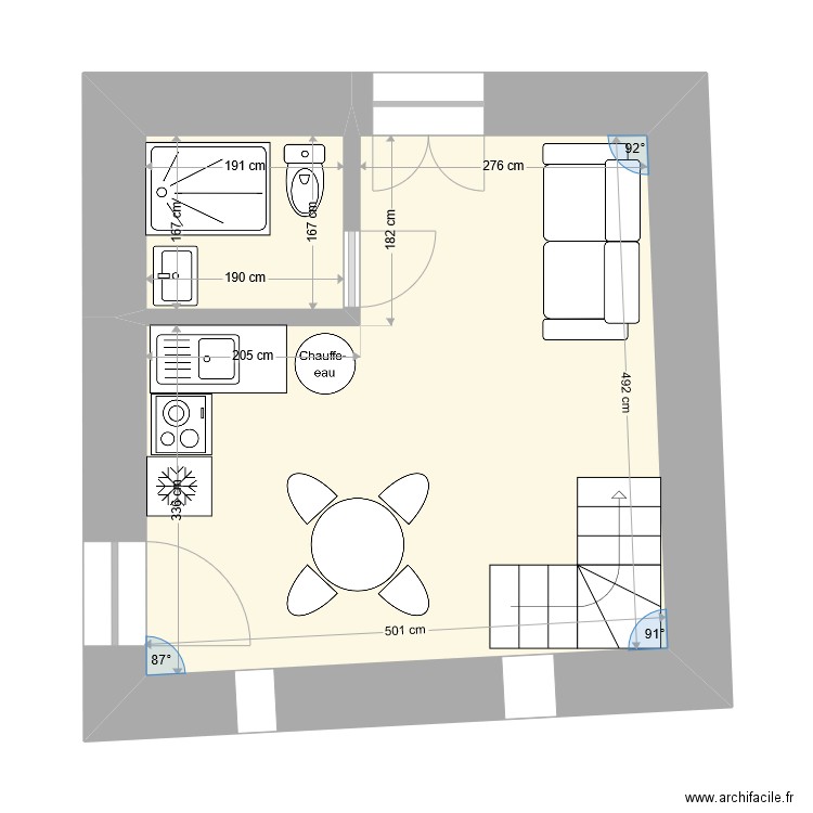 Bergerie Rdc + ET7 fini. Plan de 0 pièce et 0 m2