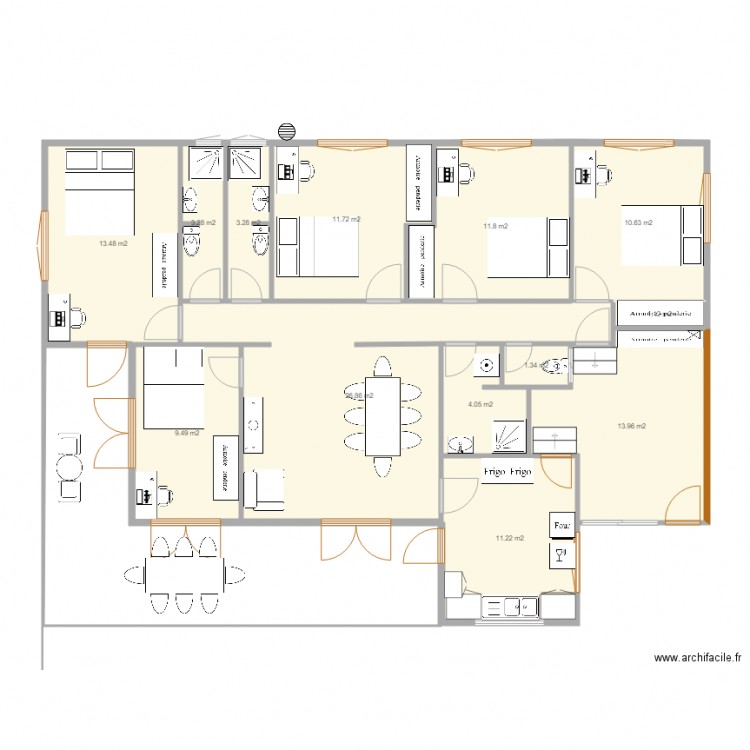 Maison Baduel 2b. Plan de 0 pièce et 0 m2