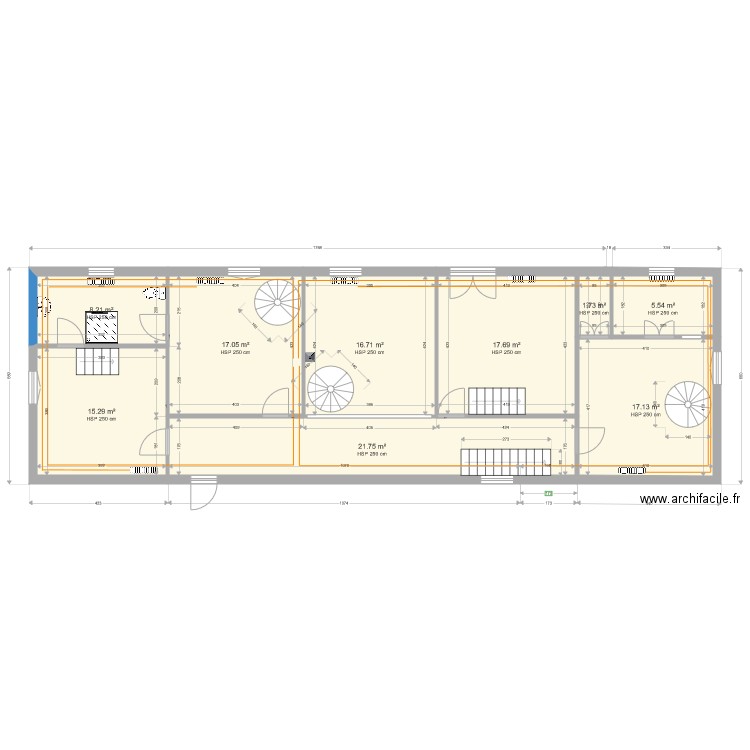 Ferme Dressing Studio 1et. Plan de 0 pièce et 0 m2