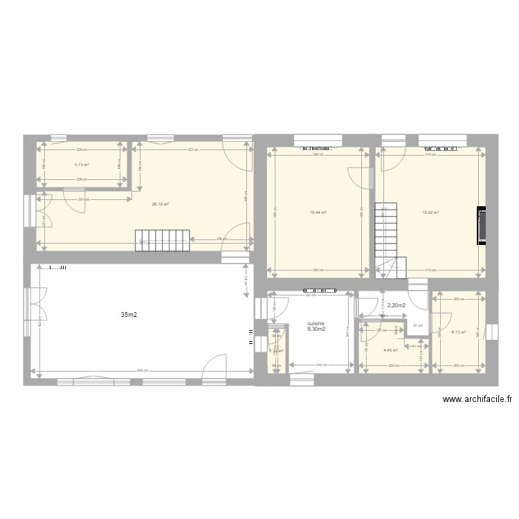 plan côté nu 28 11 2018. Plan de 0 pièce et 0 m2