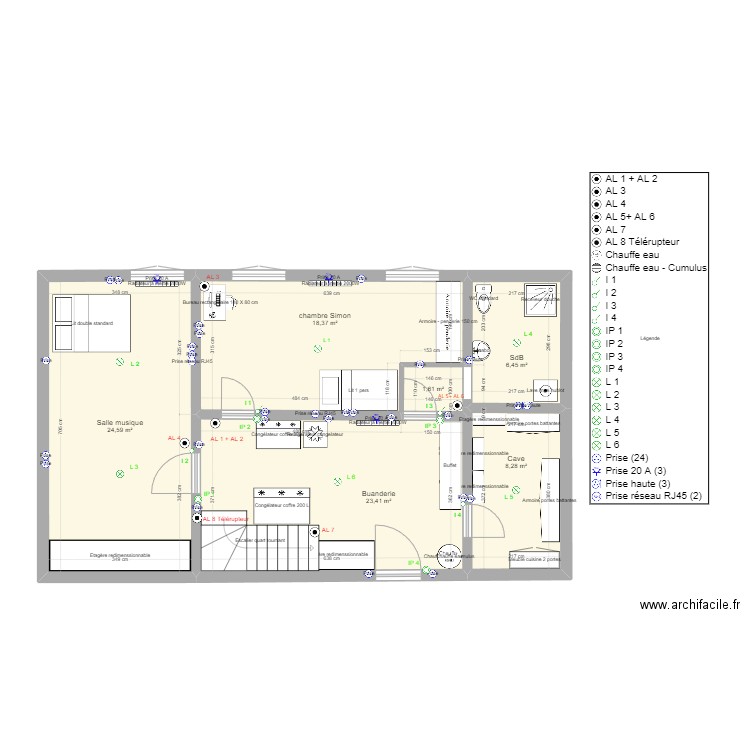 sous sol1.1. Plan de 0 pièce et 0 m2