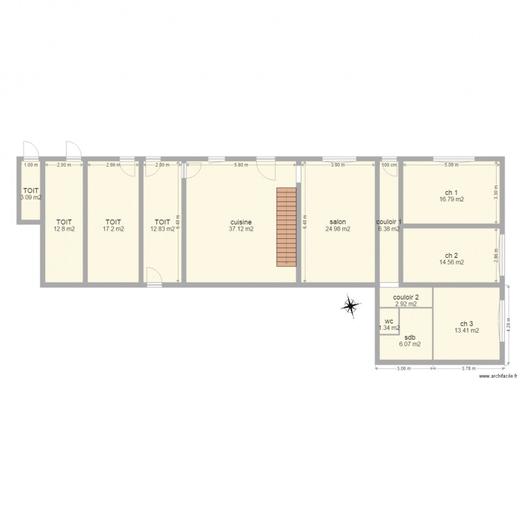 la robeliere2. Plan de 0 pièce et 0 m2