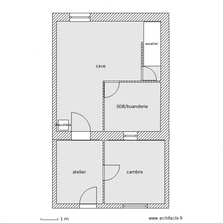 Sous-sol. Plan de 0 pièce et 0 m2