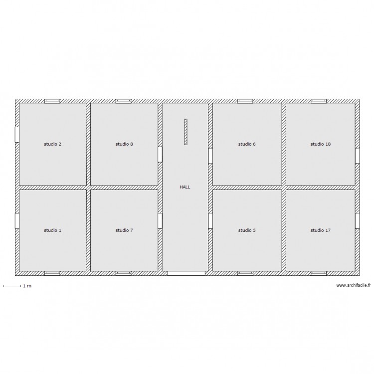 REZ de CHAUSSEE. Plan de 0 pièce et 0 m2