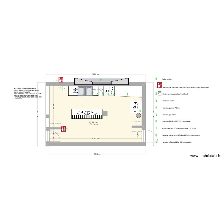 abas sinade 3. Plan de 1 pièce et 28 m2