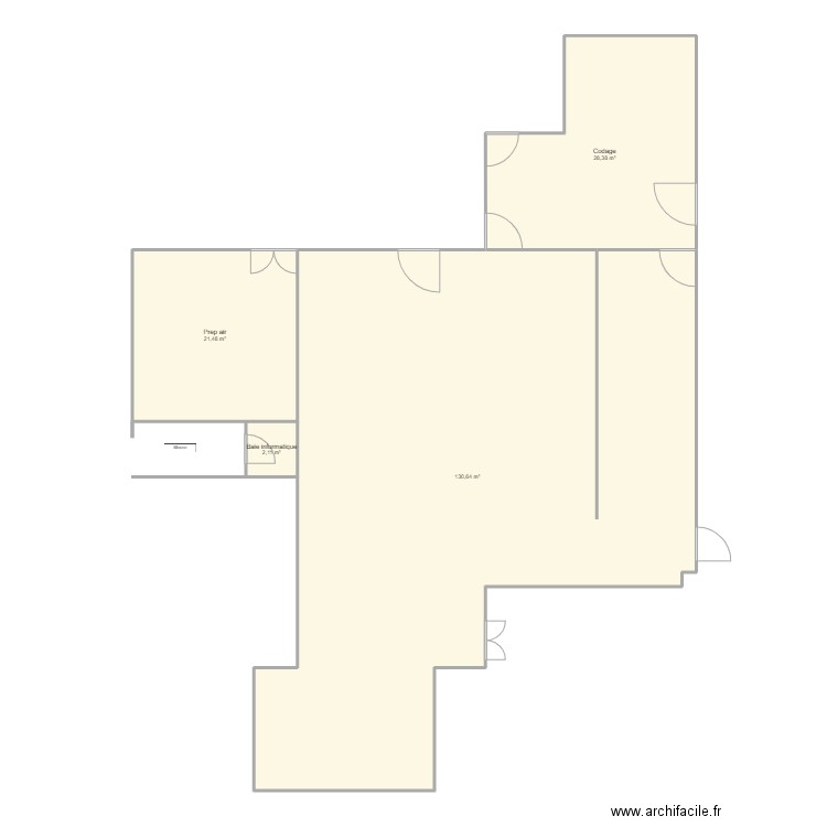 codage. Plan de 0 pièce et 0 m2