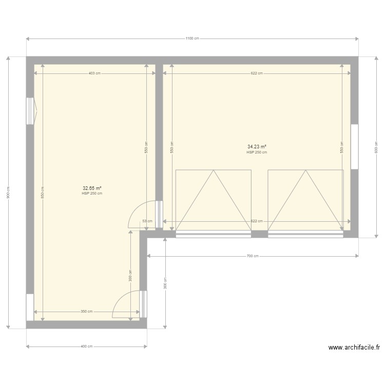 maison bois - Plan dessiné par gregohue