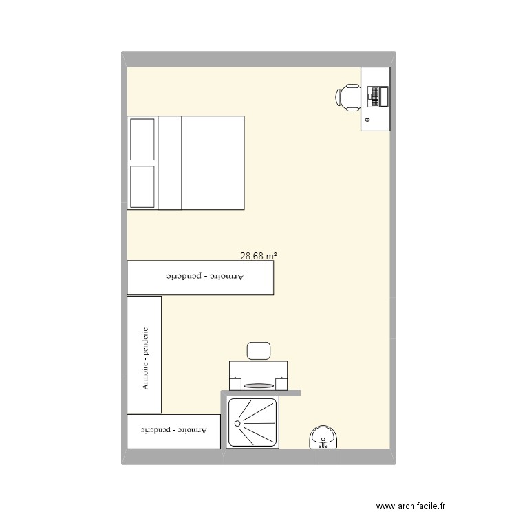 mezzanine. Plan de 0 pièce et 0 m2