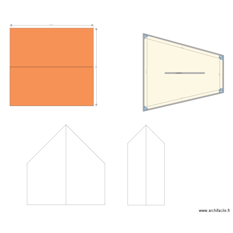 plan terrain. Plan de 0 pièce et 0 m2