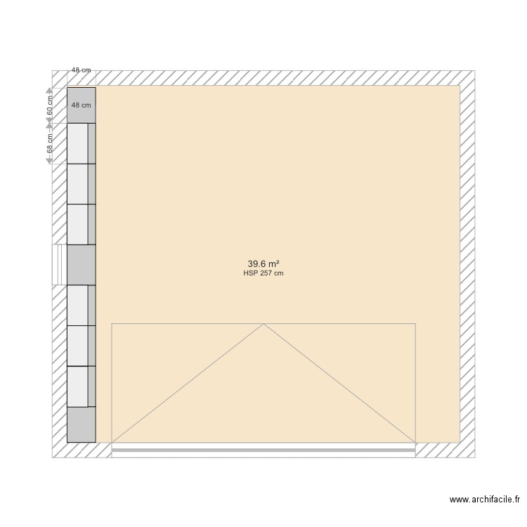 Garage Napoli. Plan de 0 pièce et 0 m2