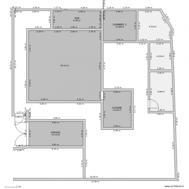 plan avec appenti et cabanon. Plan de 0 pièce et 0 m2